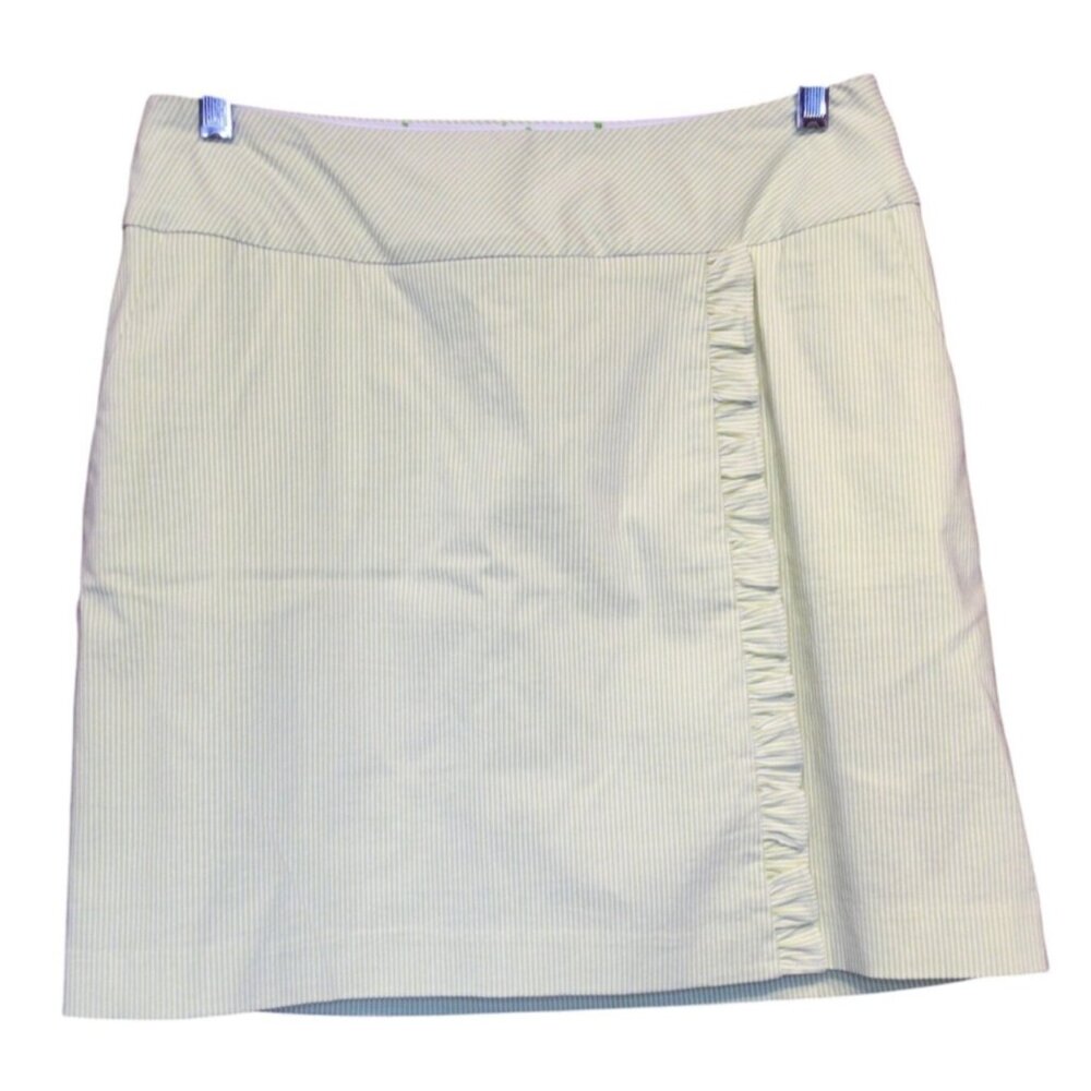 Swing Control Womens Striped Tennis Pickleball Skort Size 8 Faux Wrap Coquette